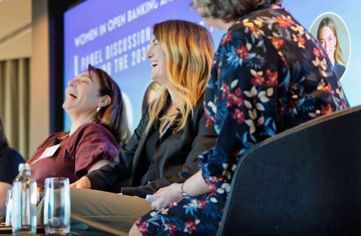 A lighter moment on the panel